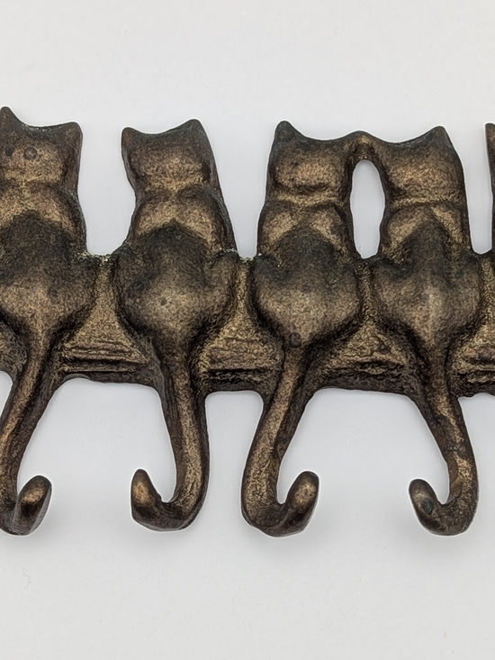 Other - Solid Brass SPI Home Seven Cat Key Hook